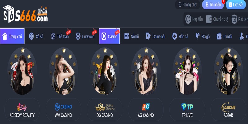 Các trò chơi hấp dẫn tại S66 Casino